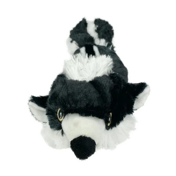 Stuffing Free Skunk Dog Toy with Squeaky Ball, 20 inches - Image 2