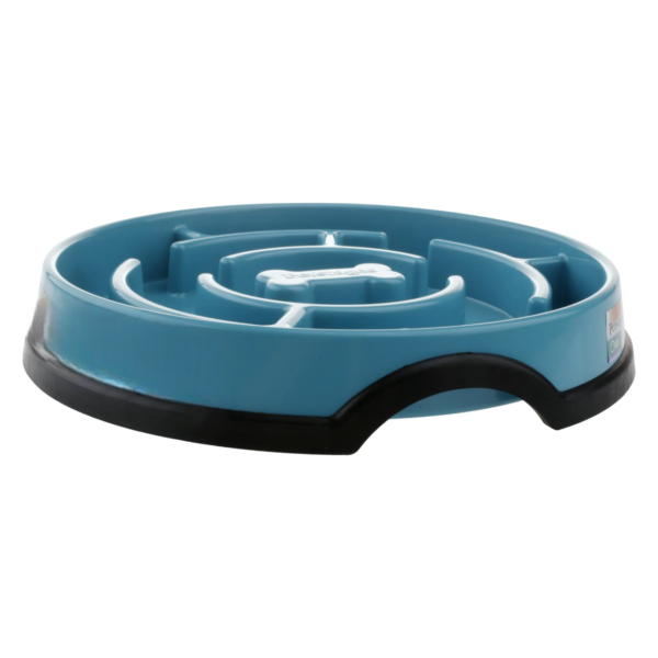 Slow Fun Feed Dog Bowl, Dishwasher Safe, Blue - Image 2